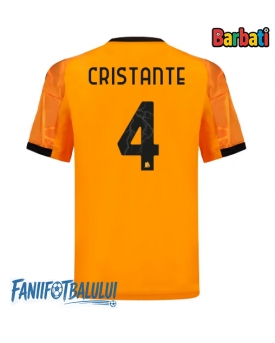 AS Roma Bryan Cristante #4 Tricou Fotbal Replică 2025-26 Barbati Deplasare